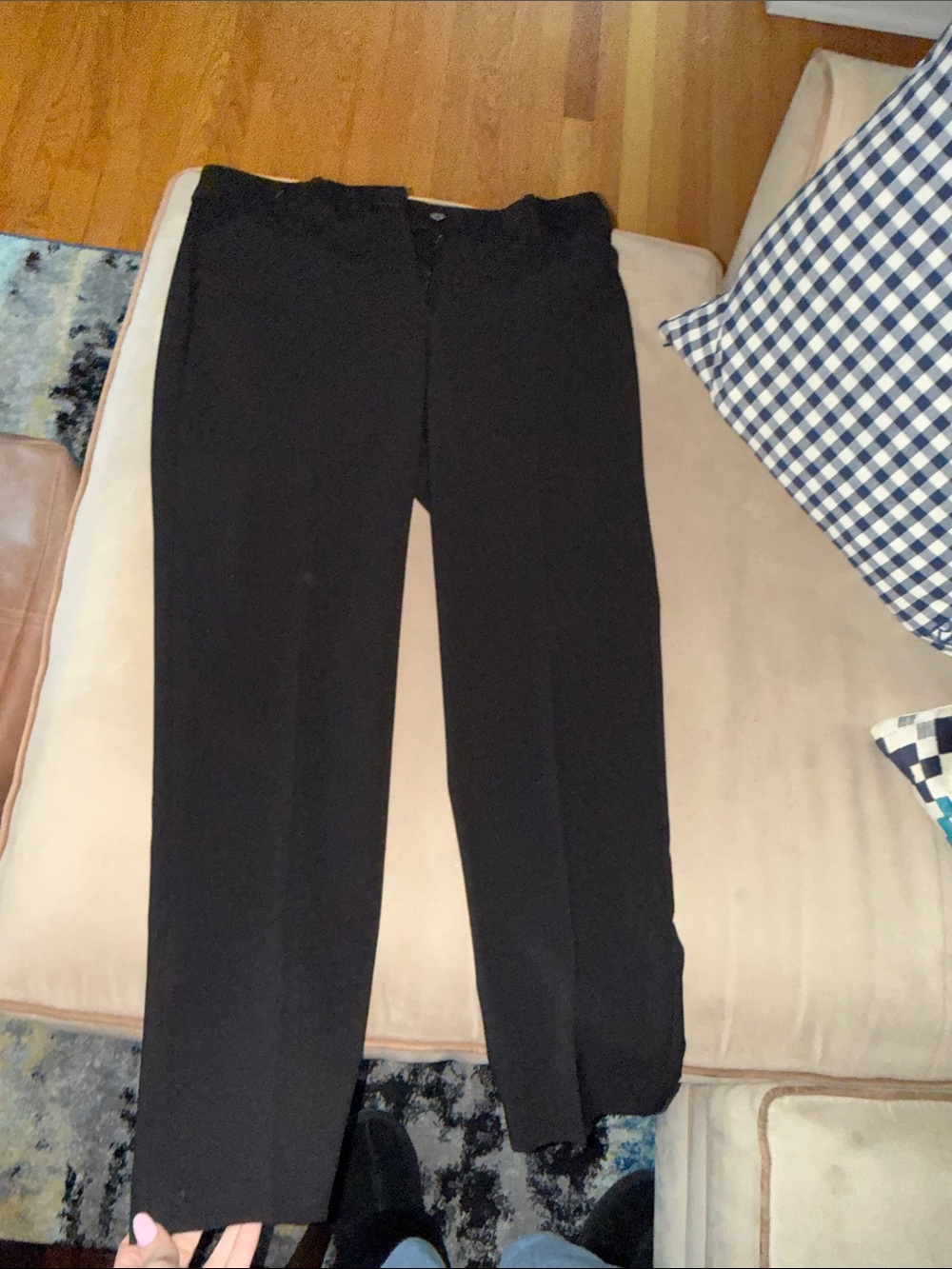 Talbots Black Straight Leg Dress Pants